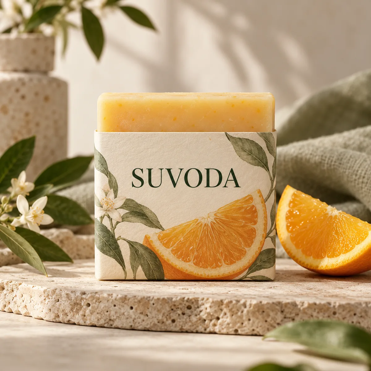 Morning Citrus Body Bar creative packaging visualization