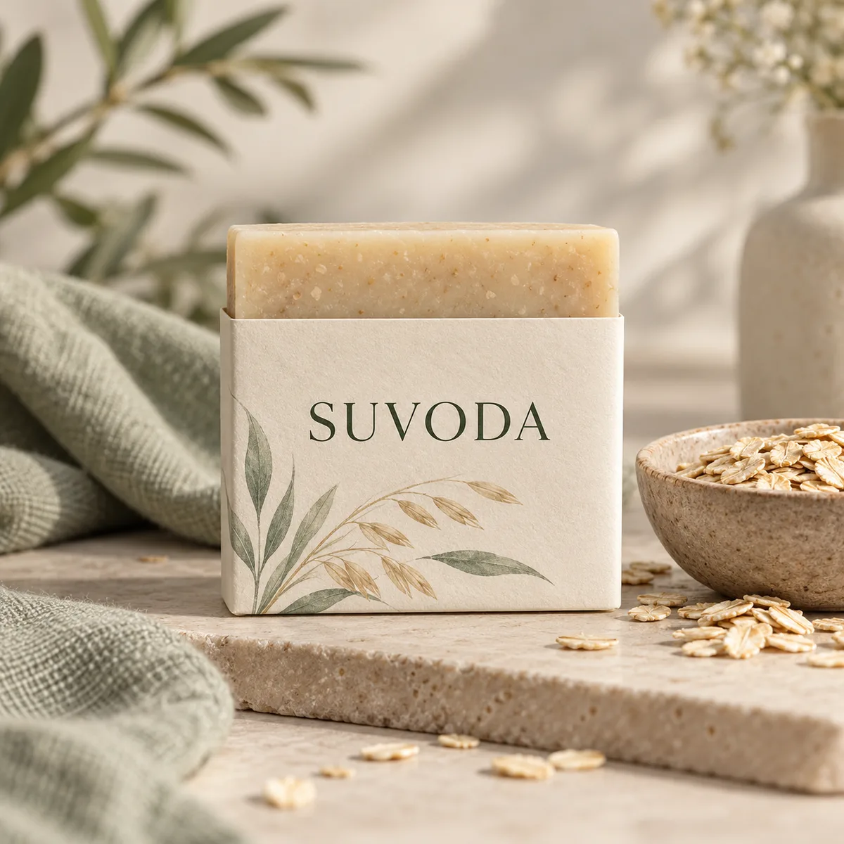 Body Soap collection packaging visualization